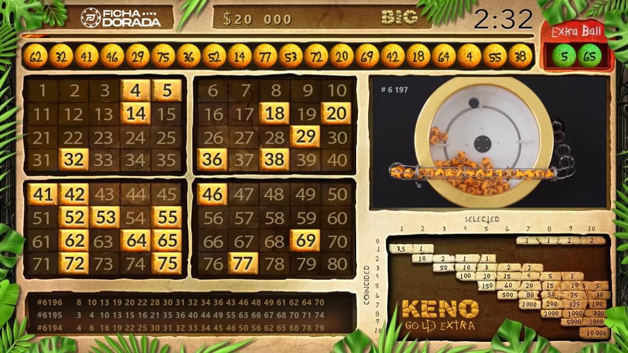 Keno Gold Extra